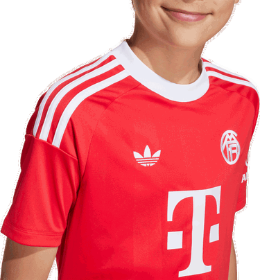 Dres adidas Originals FC Bayern Goalkeeper 3rd Jersey 2025/26 Kids Červená | jp3694, 2