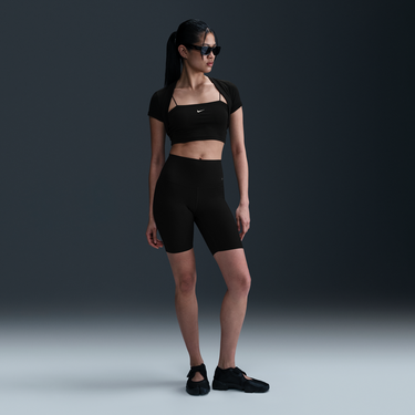 Súprava Nike Sportswear Chill Knit 2-in-1 Slim Ribbed Crop Top Čierna | HJ1299-010, 4