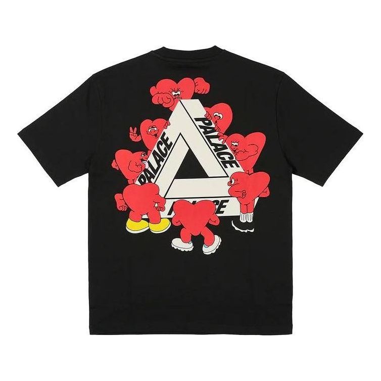 Tričko Palace Palace Tri-Hearts Graphic T-Shirt Čierna | P26TS025