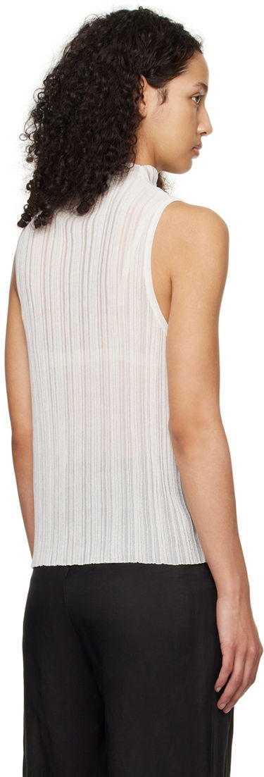 Tielko Anine Bing Sleeveless Pleated Tank Top Biela | A-09-2172-100, 2