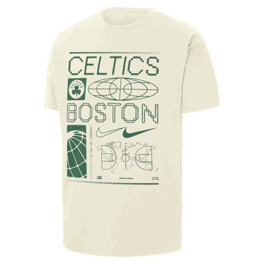 Tričko Nike NBA Max90 Boston Celtics T-Shirt Béžová | FQ6079-133, 2