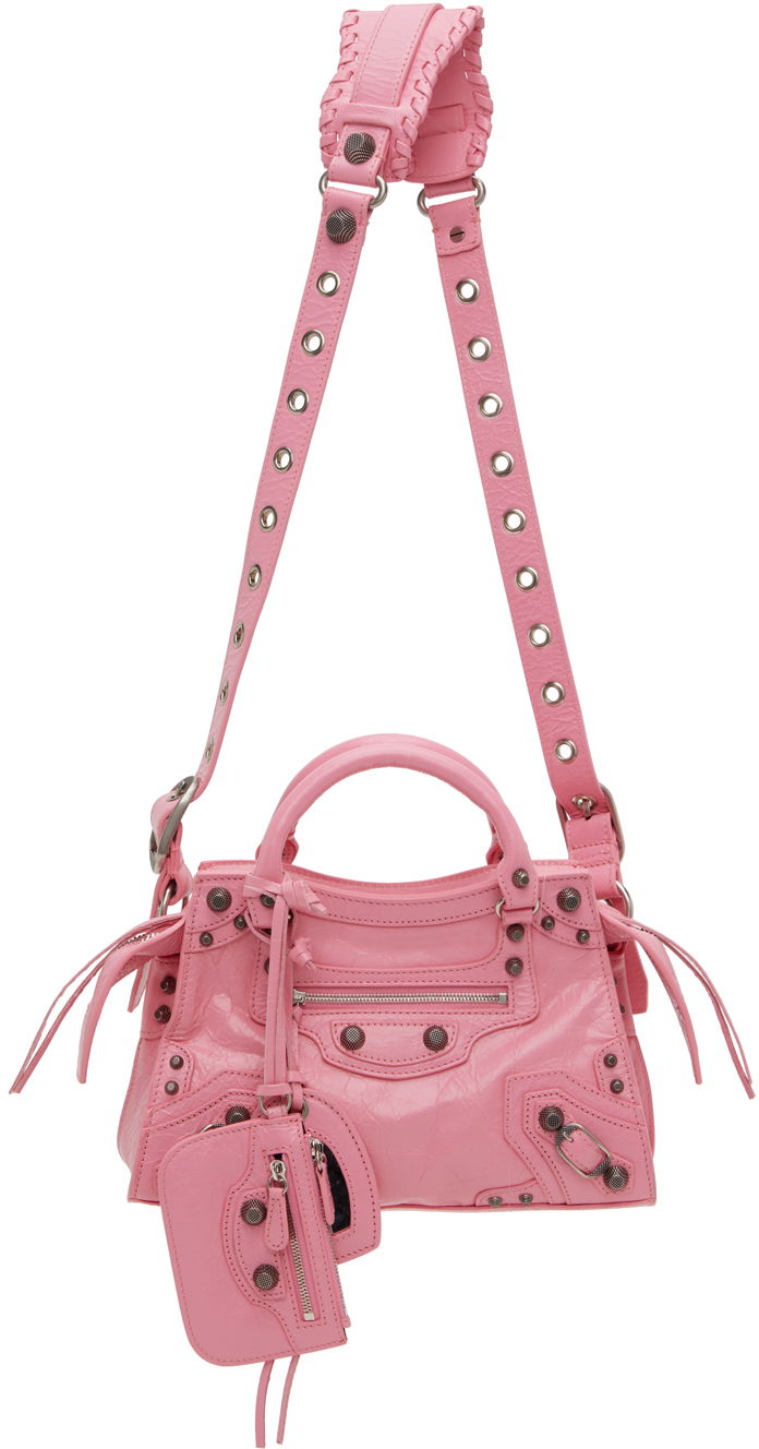 Taška cez rameno Balenciaga XS Neo Cagole Bag Ružová | 700940 210B0, 0