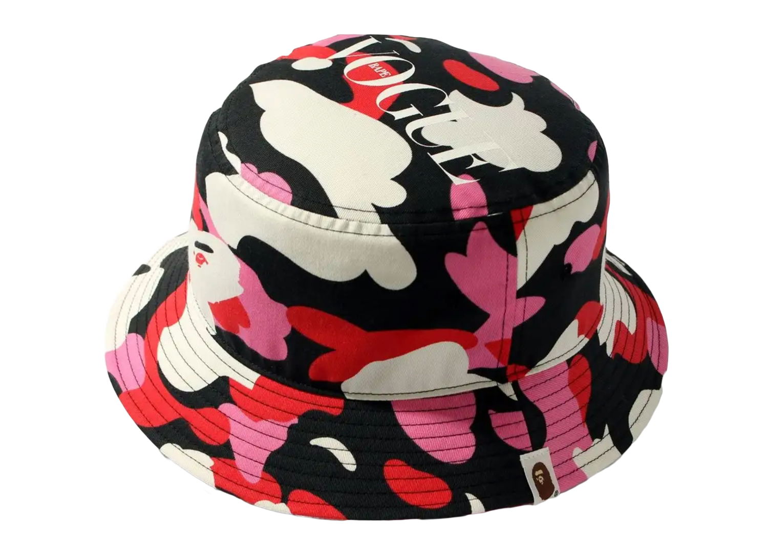 Klobúk BAPE VOGUE x ABC Camo Bucket Hat Ružová | 1H23-280-901, 0