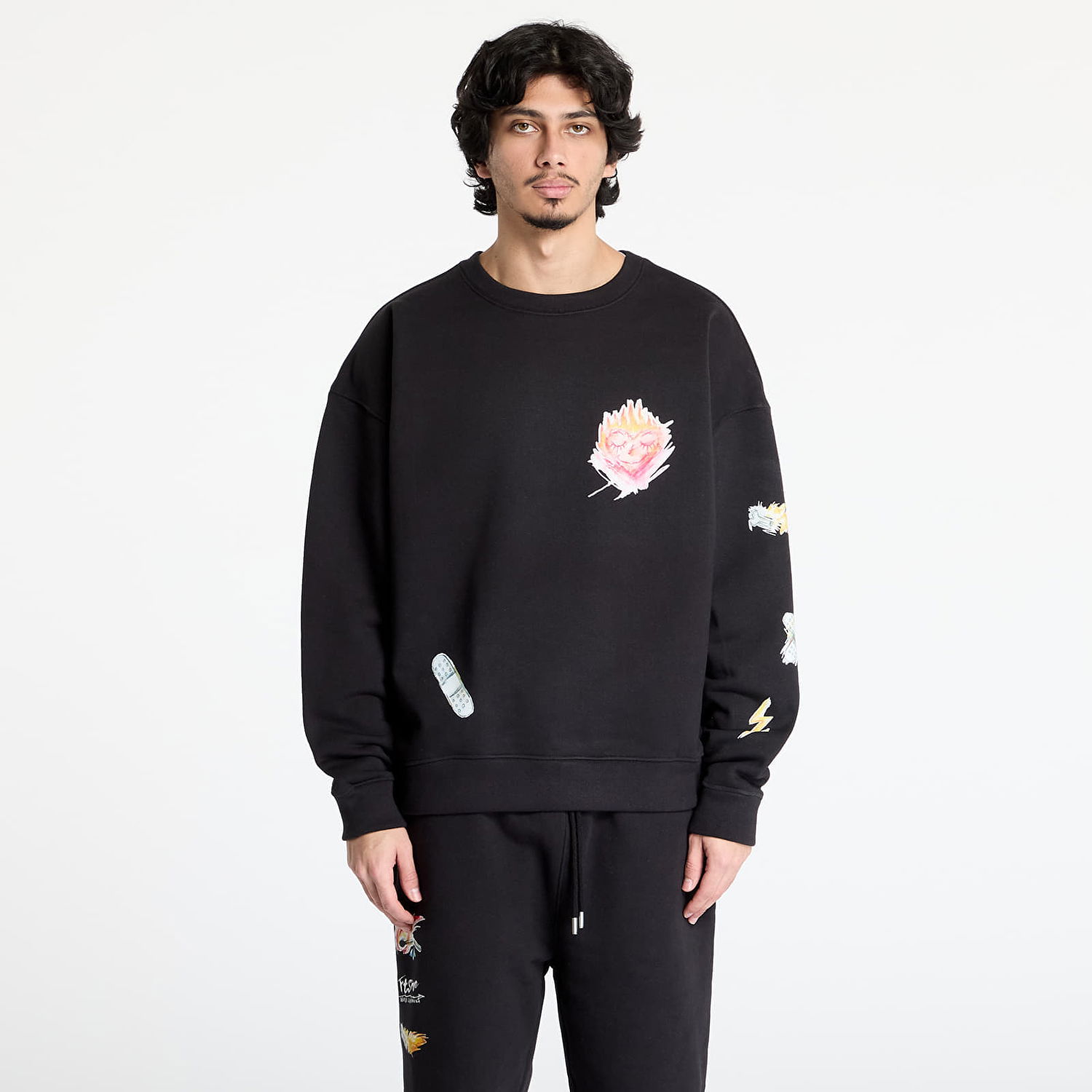 Mikina Footshop FTSHP x Kurňavka Crewneck Čierna | FTSHP_476, 0