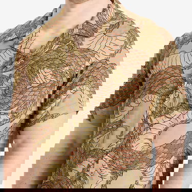Košeľa Maharishi Maharishi Snakeskin Vacation Shirt, Size Large Béžová | 1480-NTL, 5