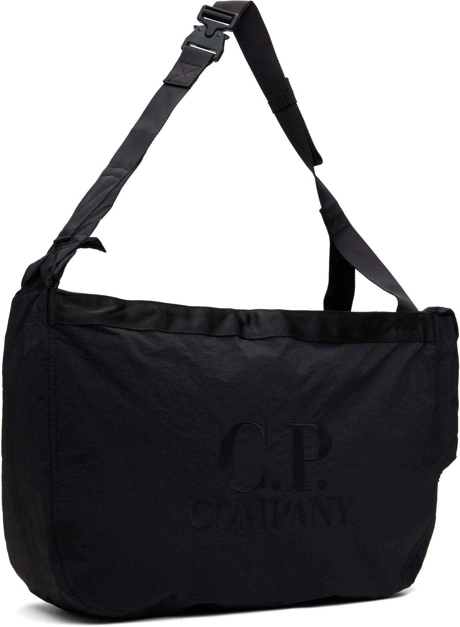 Taška cez rameno C.P. Company Paper Touch Zipped Shoulder Bag Čierna | 18CMAC227A-110188G, 1