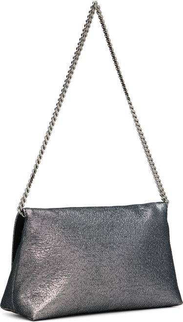 Kabelka Tom Ford TOM FORD Mini Nobile Hammered-Effect Fabric Bag Metalická | L1886-TSY054A, 2