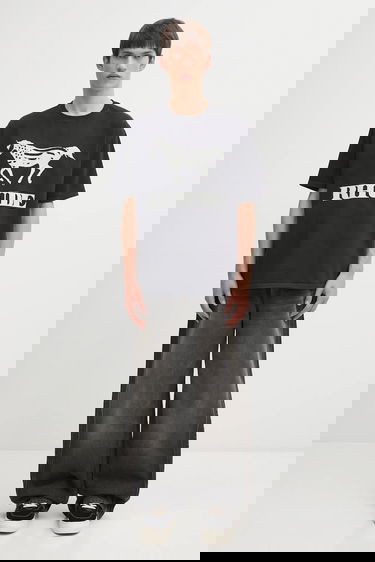 Džínsy Rhude RHUDE Wide Leg Traxedo Čierna | RHFW25DP01012, 5