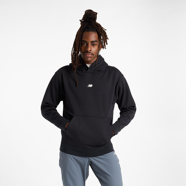 Mikina New Balance Hoodie With Hood Čierna | NBMT44583BK, 0
