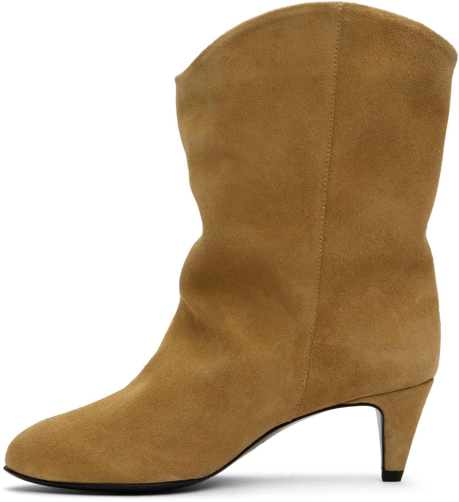 BY FAR Osage Suede Kitten Heel Boots