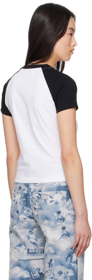 Tričko Off-White Off-White Horse Billboard Raglan T-Shirt Biela | OWAA137S25JER0010110, 2
