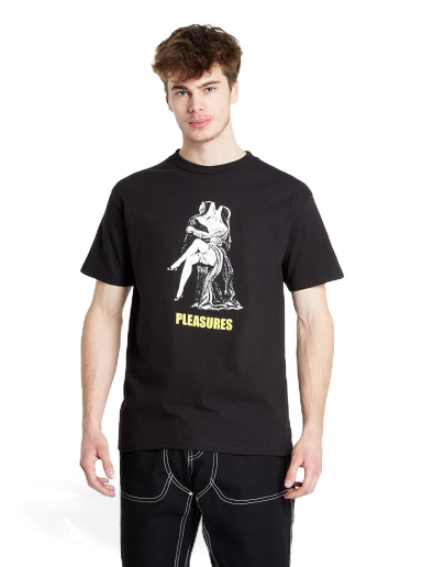 Tričko Pleasures French Kiss T-Shirt Čierna | P23W051 BLACK