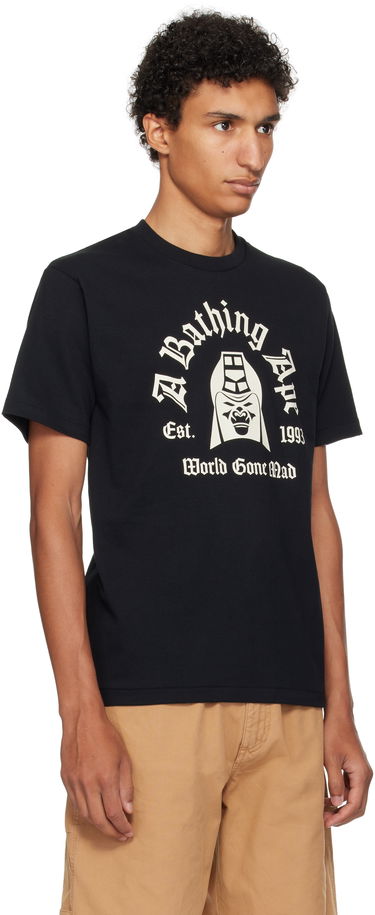 Tričko BAPE Printed Mad General College T-Shirt Biela | 001TEL301059M, 4