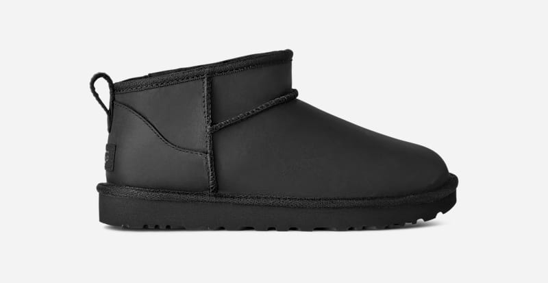 Tenisky a topánky UGG Classic Ultra Mini Leather Boot Čierna | 1174210-BLK, 0