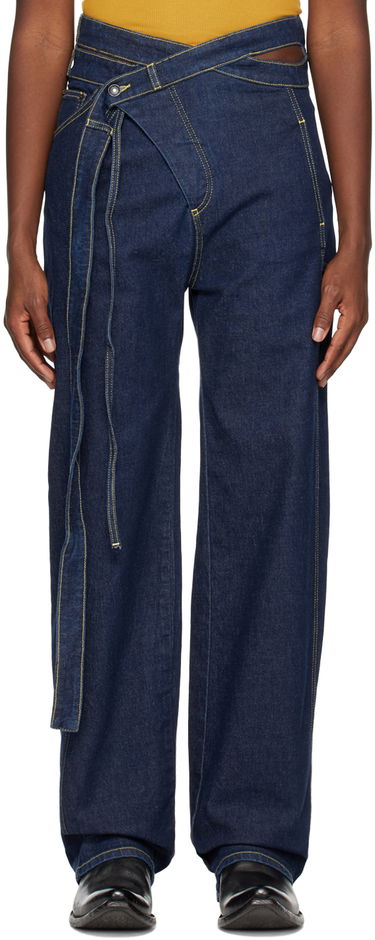 Džínsy Ottolinger Ottolinger Signature Wrap Jeans Modrá | 1700201E, 0