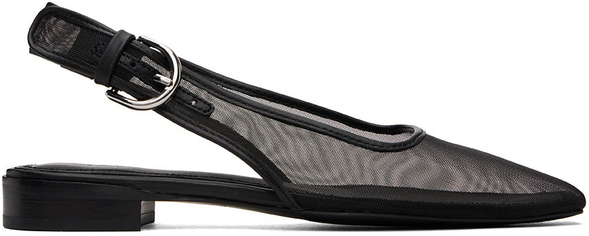 Oblečenie rag & bone rag & bone Astra Slingback Ballerina Flats Čierna | WFF24PF028MS28, 0