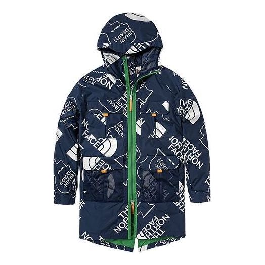 Pláštenka The North Face Oversized Mountain Parka Jacket Modrá | 529S-WE7