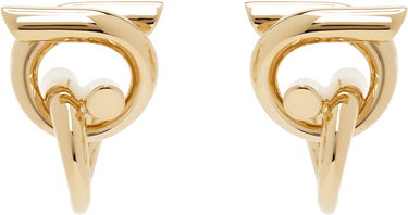 Náušnice FERRAGAMO Ferragamo Gancini Earrings Metalická | 780397, 0