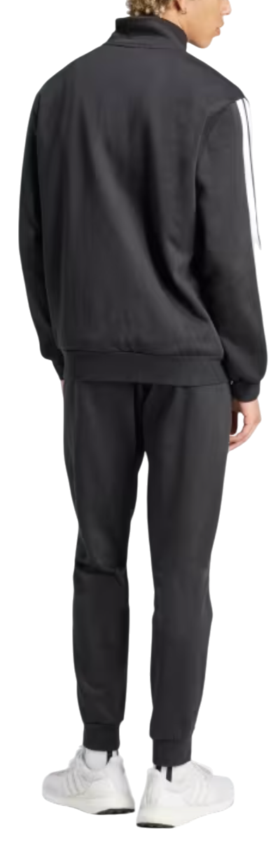 Súprava adidas Performance Sportswear Basic 3-Stripes Fleece Track Suit Čierna | JI8878, 1