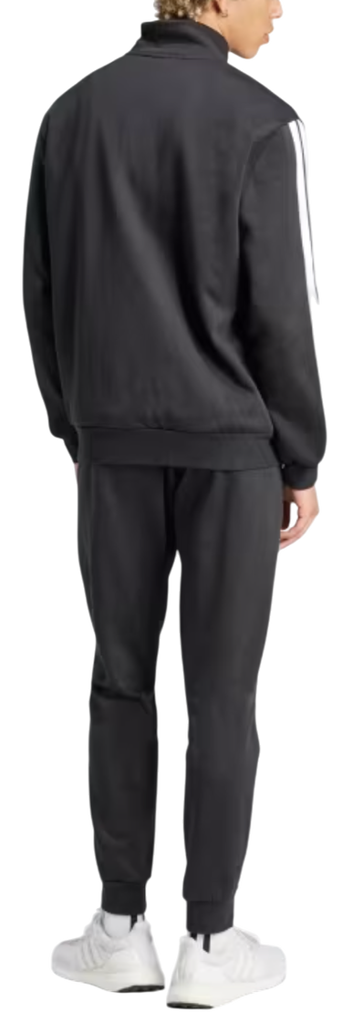 Súprava adidas Performance Sportswear Basic 3-Stripes Fleece Track Suit Čierna | JI8878, 1