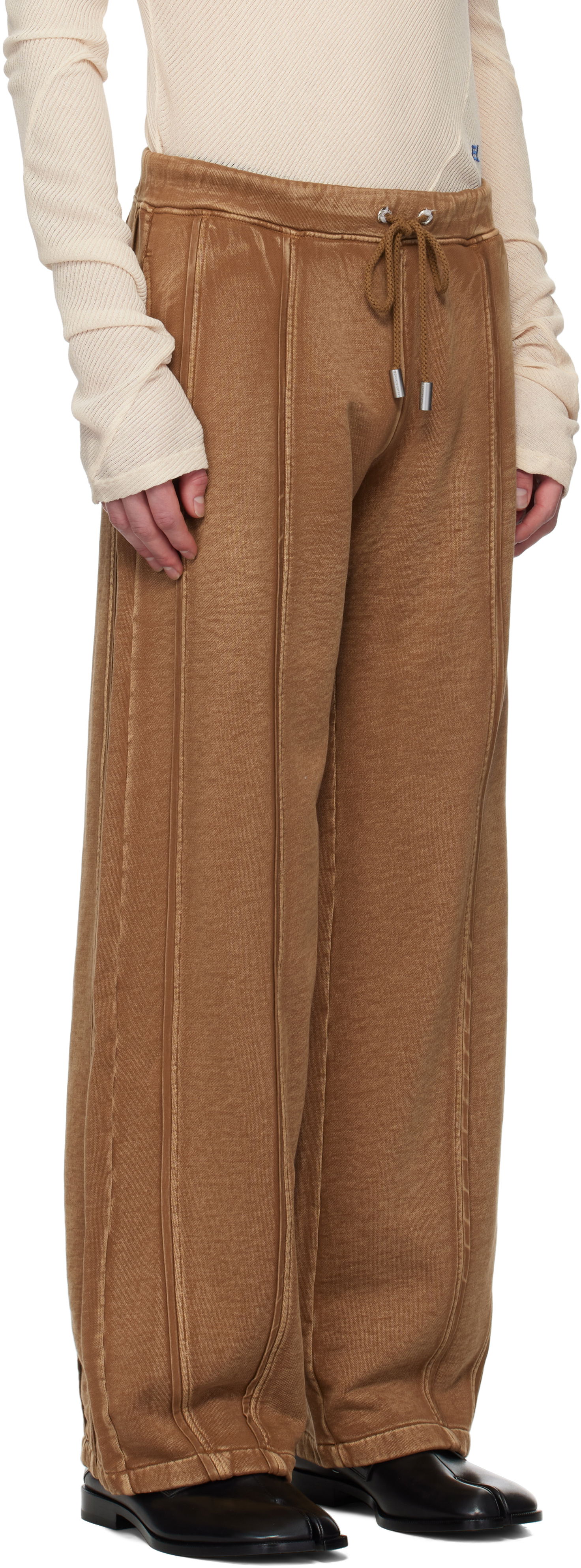 Tepláky Eckhaus Latta Eckhaus Latta 'El Sweatpant' Lounge Pants Hnedá | 1200-EL-PS25-B - BISON, 1