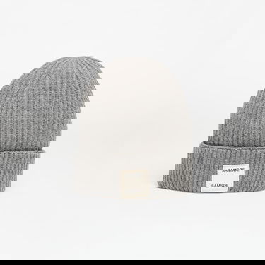 Kulicha Samsoe Samsoe Ribbed Beanie Šedá | F24300118_CLR000659, 0
