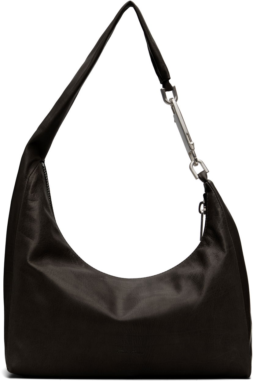 Taška cez rameno Rick Owens Rick Owens Small Gemini Bag Čierna | RA02E0721 LCA