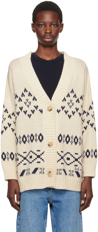 Sveter Max Mara Weekend Max Mara Acacia Knit Cardigan Biela | 2425346031600, 0