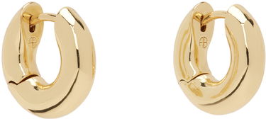 Náušnice Anine Bing ANINE BING Small Bold Link Hoop Earrings Metalická | A-15-3255-920, 1