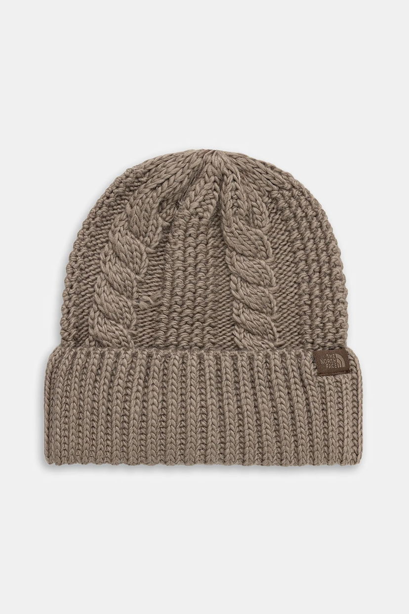 Kulicha The North Face The North Face Oh-Mega Cable Knit Beanie Hnedá | NF0A7WJJBOW1