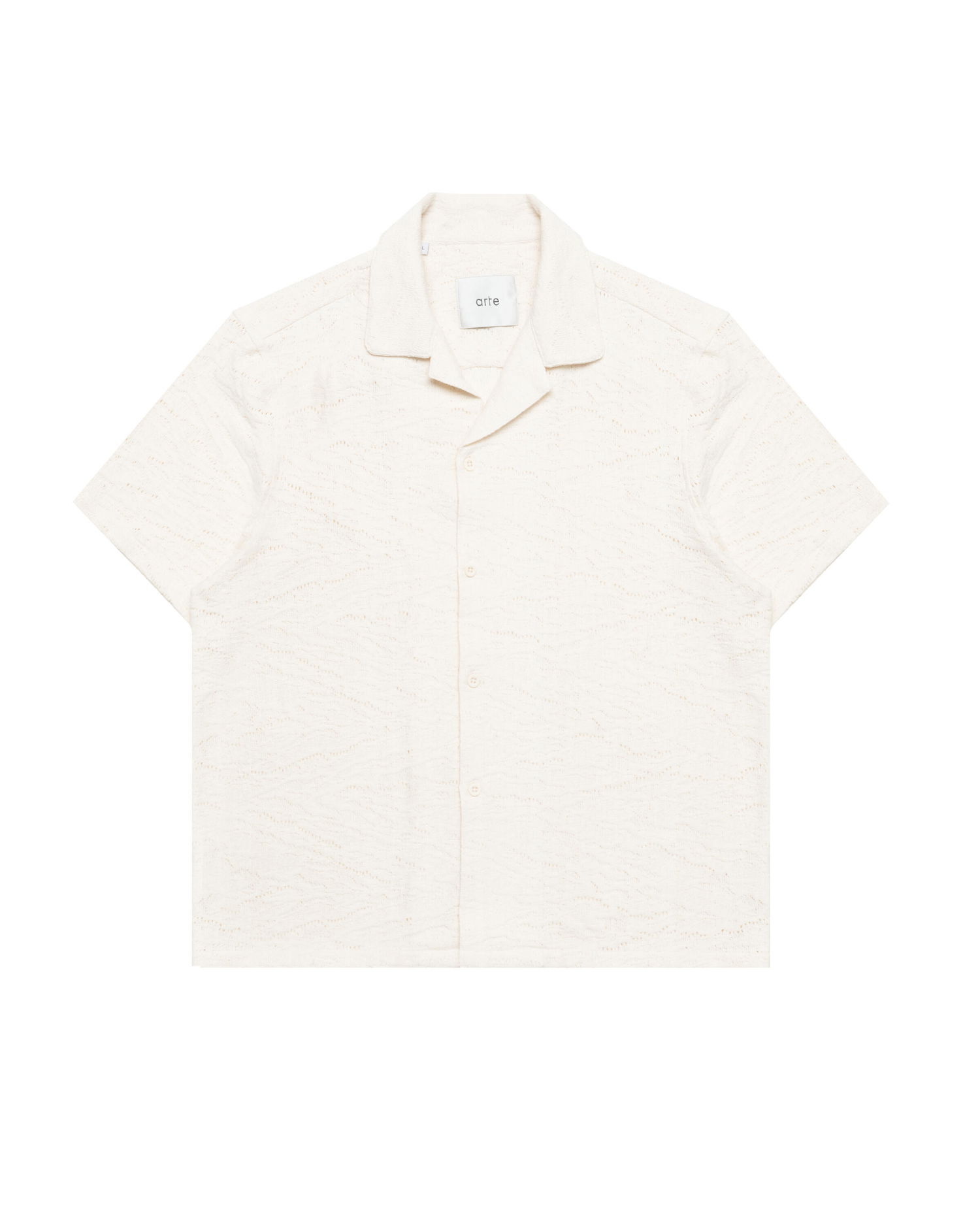 Košeľa Arte Antwerp Arte Antwerp Crochet Button-Down Shirt Biela | SS25-233S, 0