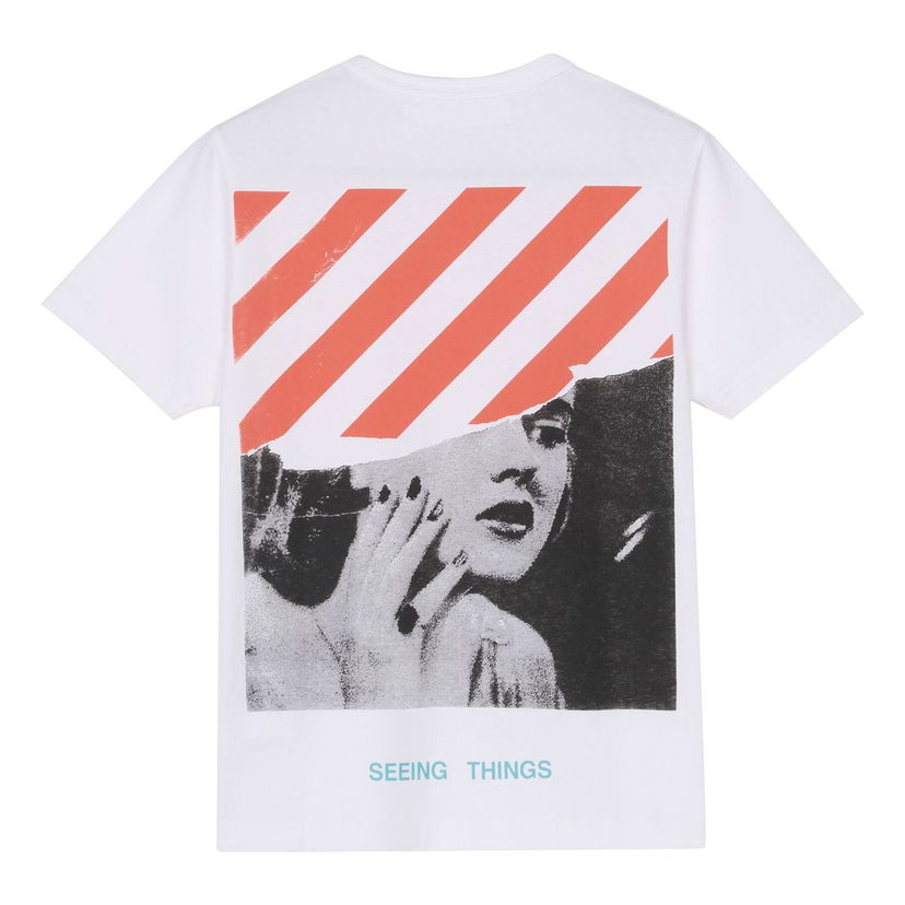 Tričko Off-White Monroe Print T-Shirt Biela | OMAA002F171850470188
