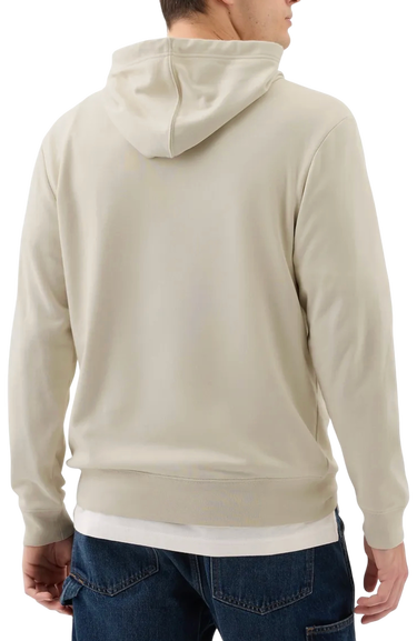 Mikina GAP French Terry Pullover Logo Hoodie Unbleached White Béžová | 868453-02, 4