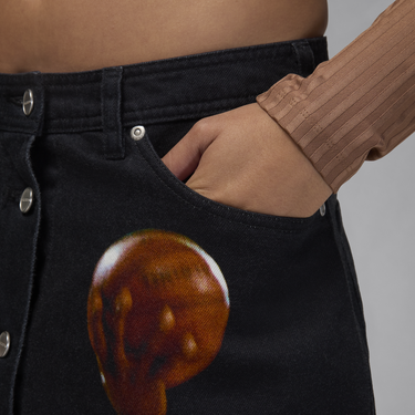 Sukňa Jordan Air Jordan Printed Skirt Čierna | FZ9288-010, 2
