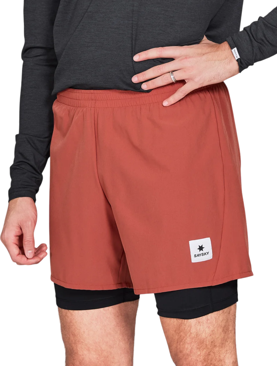 Šortky Saysky Saysky 2 in 1 Pace Shorts Červená | nmrsh20c505, 0
