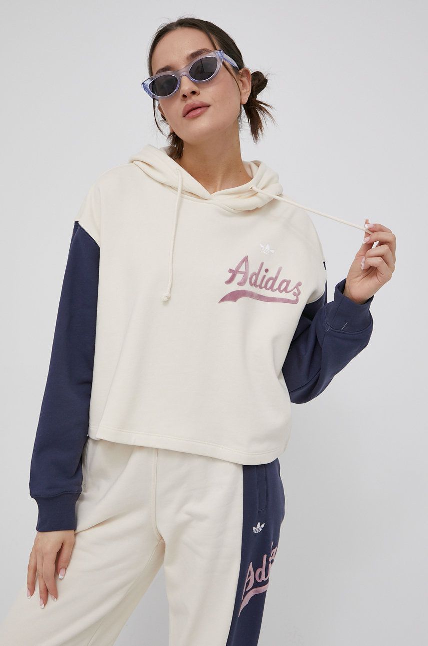 Mikina adidas Originals Hoodie Béžová | HD9782, 0