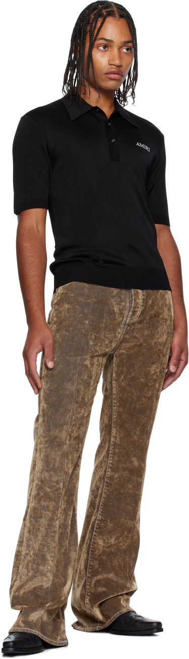 Polo tričko AMIRI AMIRI Spirit Polo Čierna | AMKNPO1067, 3