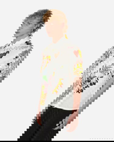 Košeľa PACCBET Drawings Shirt Biela | PACC12B005 2, 2