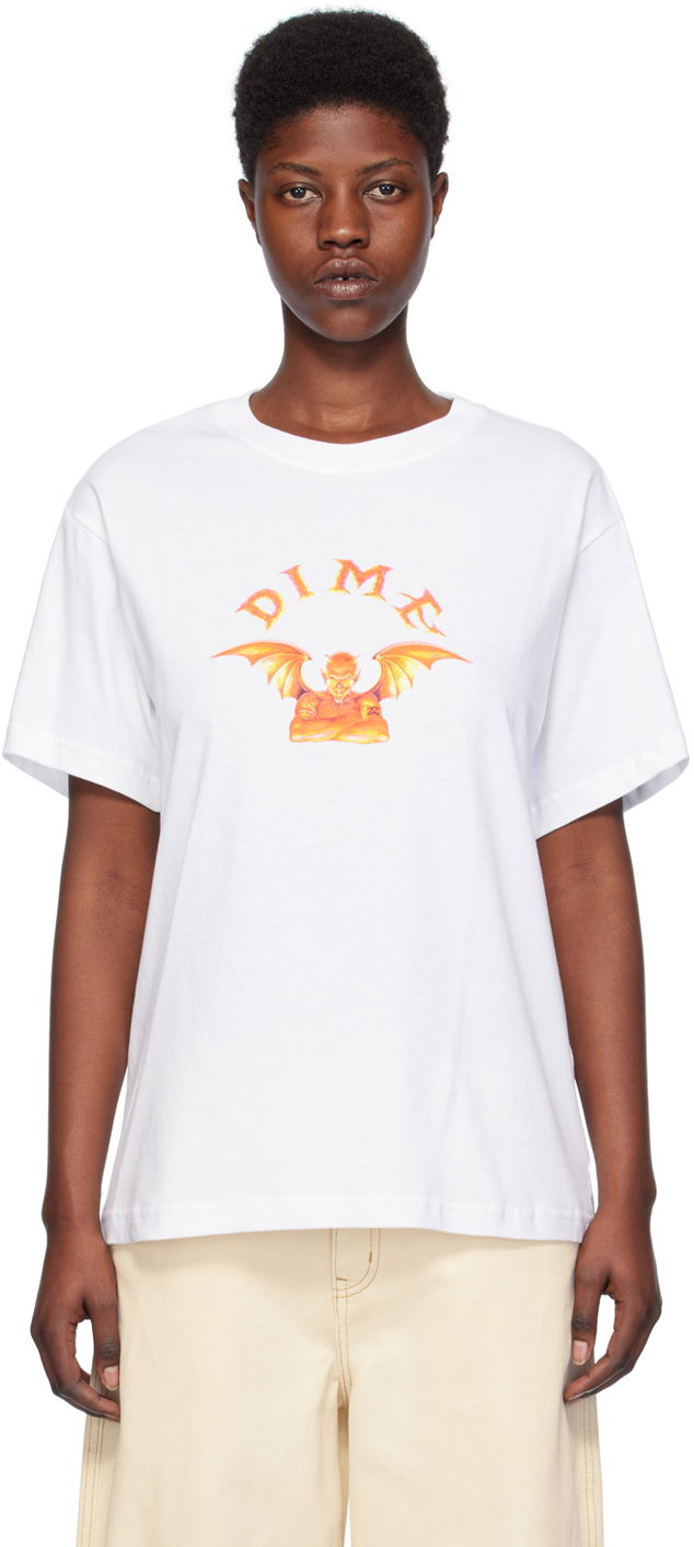 Tričko Dime 'Devil' T-Shirt Biela | DIMEHO2323WHT