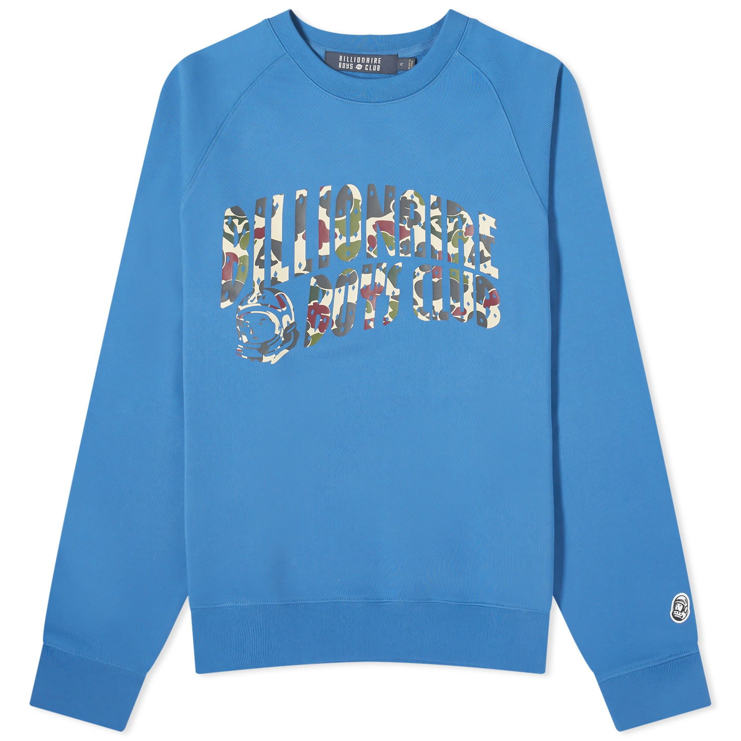 Mikina BILLIONAIRE BOYS CLUB Duck Camo Arch Logo Crew Sweat Modrá | B23428-BL, 0