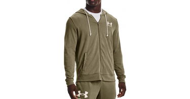 Mikina Under Armour Sweatshirt Rival Terry Zelené | 1370409-361, 1