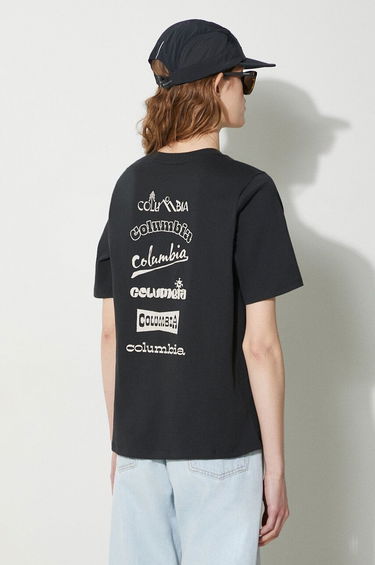 Tričko Columbia Alpine Way II Graphic T-shirt Print Short Sleeve Čierna | 2074692, 0