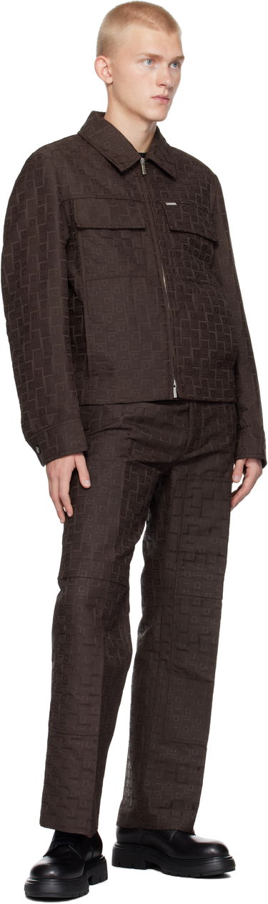 Bunda FERRAGAMO Ferragamo Monogram Jacket Hnedá | 777816, 3