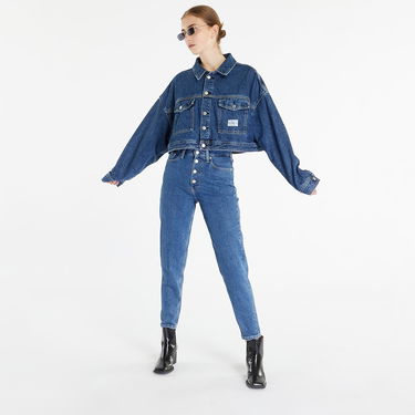 Bunda CALVIN KLEIN Boxy Cropped Denim Jacket Modrá | J20J220662 1A4, 2