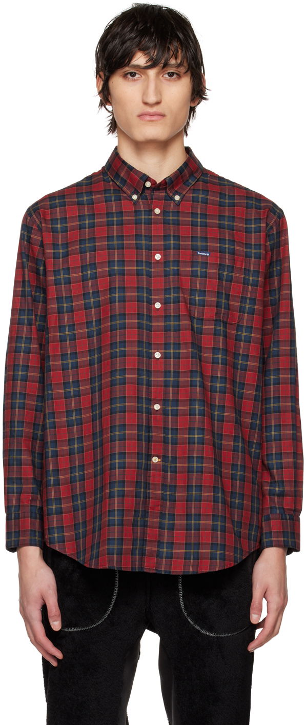 Košeľa Barbour Barbour Check Button-Down Shirt Červená | MSH5263RE96, 0