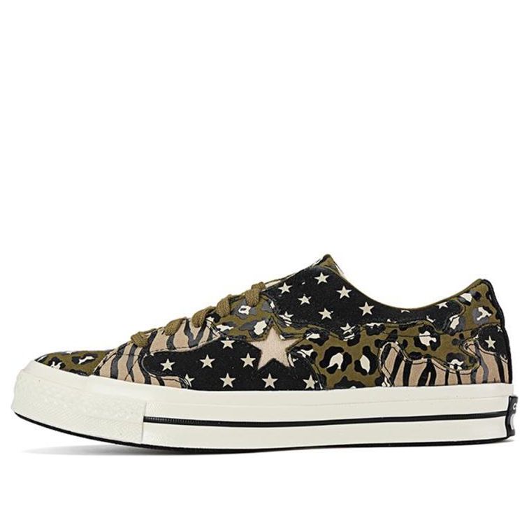 Tenisky a topánky Converse One Star Mixed Animal Print Zelené | 168693C