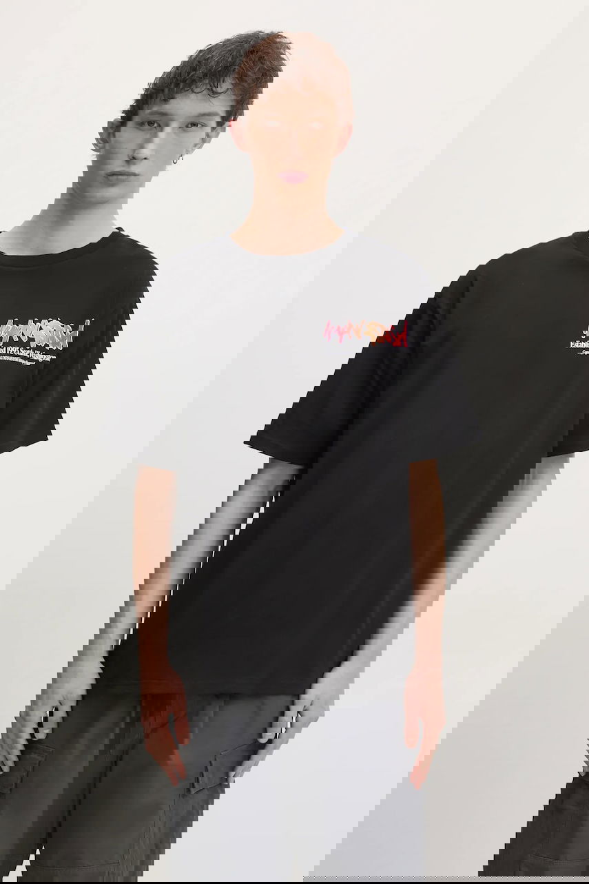 Tričko Manastash T-Shirt Citee Paint Logo Čierna | 7924234004, 0