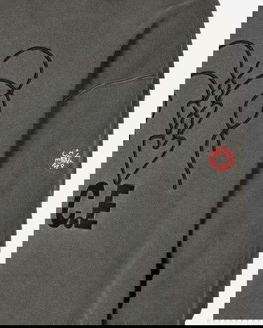 Mikina Cav Empt Overdye Wb Headsx4 C.E Crewneck Sweatshirt Charcoal Šedá | CES25CS02 CHCL, 5