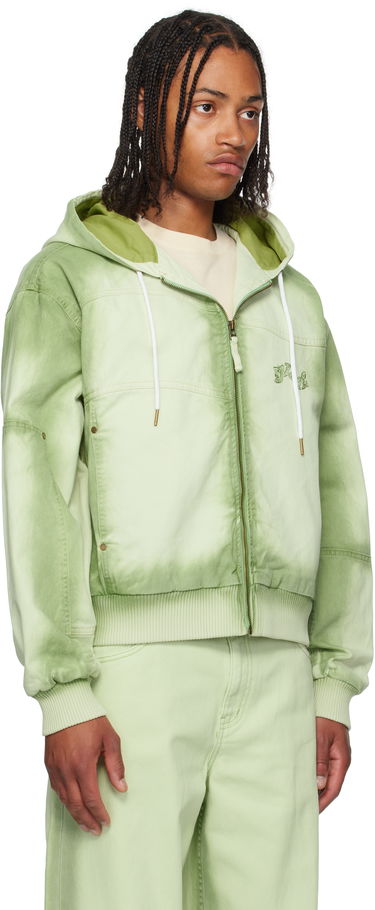 Bunda Dime Dime Hooded Utility Jacket Zelené | DIMESU251MAT, 1
