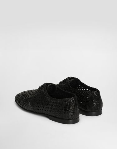 Doplnky Dolce & Gabbana Dolce & Gabbana Polished Goatskin Derby Shoes Čierna | A10863A6M7180999, 2